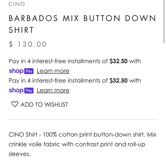 Cino Barbados Mix button down shirt - Picture 12 of 12